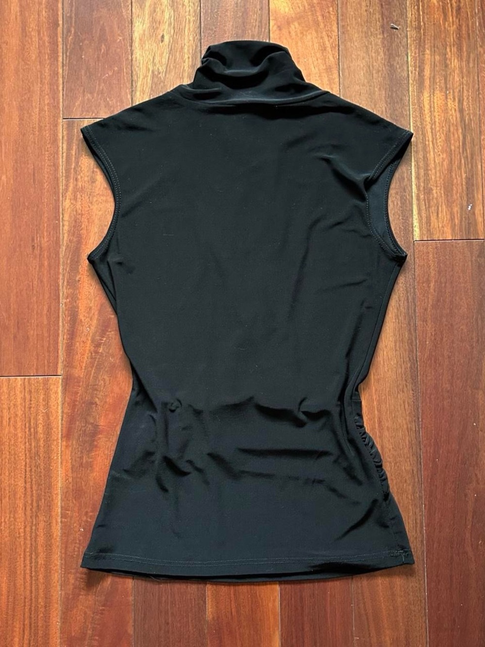 Y2K Black Rhinestone Wrap Top - Picture 2 of 6
